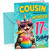 Great Grandson 17th Birthday Card Unicorn Cat Rainbow Cocktail
