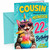 Great Grandson 22nd Birthday Card Unicorn Cat Rainbow Cocktail