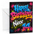 Niece 14th Birthday Card Graffiti Street Art Paint Splatter