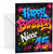 Niece 15th Birthday Card Graffiti Street Art Paint Splatter
