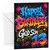 God Son 13th Birthday Card Graffiti Paint Splatter Brick Wall
