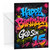 God Son 15th Birthday Card Graffiti Street Art Paint Splatter