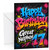 Great Nephew 17th Birthday Card Graffiti Paint Splatter