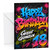 Great Grandson 18th Birthday Card Graffiti Paint Splatter