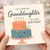 Granddaughter Birthday Card - To a Special Granddaughter on Your Birthday - Two-Tier Cake with Candles and Sprinkles Design