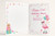 Niece 23rd Birthday Card Flamingo on Roller Skates & Balloons