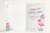Sister 27th Birthday Card Flamingo on Roller Skates & Balloons