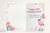 Sister 37th Birthday Card Flamingo on Roller Skates & Balloons