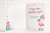 Sister 56th Birthday Card Flamingo on Roller Skates & Balloons