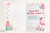 Auntie 80th Birthday Card Flamingo on Roller Skates & Balloons