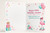 Auntie 84th Birthday Card Flamingo on Roller Skates & Balloons