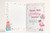 Auntie 96th Birthday Card Flamingo on Roller Skates & Balloons