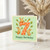 7th Birthday Card for Kids - Hoppy Birthday with Cute Bunnies and Carrots - Polka Dot Number Seven Design - Rabbit Themed Children's Card