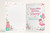 Nanny 88th Birthday Card Flamingo on Roller Skates & Balloons