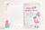 Nanny 95th Birthday Card Flamingo on Roller Skates & Balloons