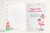 Cousin 24th Birthday Card Flamingo on Roller Skates & Balloons