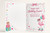 Cousin 25th Birthday Card Flamingo on Roller Skates & Balloons