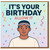It’s Your Birthday Allow It Birthday Card - Fun Confetti Design with Cool Character Illustration, Playful London Slang Message for Friends, Family, Him or Her