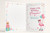 Cousin 47th Birthday Card Flamingo on Roller Skates & Balloons