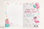 Cousin 72nd Birthday Card Flamingo on Roller Skates & Balloons