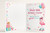Cousin 94th Birthday Card Flamingo on Roller Skates & Balloons