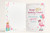 Cousin 95th Birthday Card Flamingo on Roller Skates & Balloons