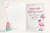 Cousin 99th Birthday Card Flamingo on Roller Skates & Balloons