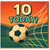 10th Birthday Card - Football Goal Design, '10 Today!' Sports Theme Kids Card for Boys or Girls, Football Fan