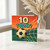 10th Birthday Card - Football Goal Design, '10 Today!' Sports Theme Kids Card for Boys or Girls, Football Fan
