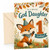 God Daughter 1st Birthday Card Cute Fox in Party Hat Woodland