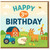 Happy 3rd Birthday Card for Kids, Cute Farm Animals with Tractor, Barn and Windmill, Age 3 Card for Toddler Boy or Girl
