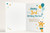 Step Son 3rd Birthday Card Giraffe with Number 3 Balloon