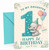 Daughter 1st Birthday Card Cute Elephant with Big Number One