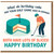 Funny Golf Birthday Card - What Do Birthday Cake And Your Golf Game Have In Common? Both Have Lots Of Slices! Happy - Humour Card for Golfers