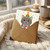 13th Birthday Card - Cute Cat with Party Hat, Bow Tie and Confetti - '13 Today!' Fun Kids Teen Cat Lover Card