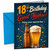 Great Nephew 18th Birthday Card Beer Bottle and Pint Confetti