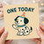 1st Birthday Card - 'One Today' Cute Spotty Puppy Dog with Party Hat - Children's Birthday Card