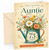 Auntie 73rd Birthday Card Floral Watering Can Bouquet