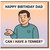 Funny Dad Birthday Card - Happy Birthday Dad ‘Can I Have a Tenner?’ Cartoon Design from Son or Daughter