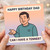 Funny Dad Birthday Card - Happy Birthday Dad ‘Can I Have a Tenner?’ Cartoon Design from Son or Daughter