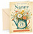 Nanny 71st Birthday Card Watering Can Daisy Bouquet