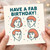 Have a Fab Birthday Card - Retro Faces Illustration with Confetti - Cute, Gender-Neutral Card for Friends, Family or Colleagues