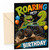 2nd Birthday Card Roaring Dinosaur Monster Truck