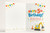 5th Birthday Card Rainbow Number 5 with Cute Diggers