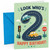 2nd Birthday Card Road Number 2 with Cute Cars