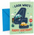 4th Birthday Card Cute Cars and Road Number 4