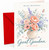 Great Grandma Birthday Card Watercolour Flower Vase & Butterfly