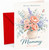 Mummy Birthday Card Watercolour Flower Vase and Butterfly