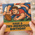 Rugby Birthday Card - Have a TRY-MENDOUS Birthday - Funny Sports Pun Card for Rugby Fans, Scrum Illustration