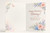Nanny Birthday Card Coral and Pink Flowers with Butterfly